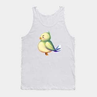 Cute Bird Drawing Tank Top